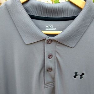 Under Armour Men's Gray Polo